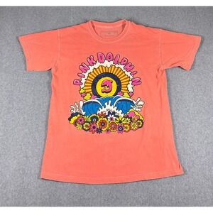 Pink Dolphin‎ Shirt Mens Medium Pink Colorful Graphic Streetwear Tee
